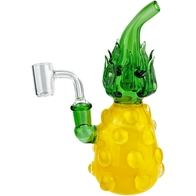 8" Sculpted Pineapple Rig - detail view