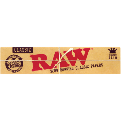 RAW Classic King Size Slim Rolling Papers 50bx
