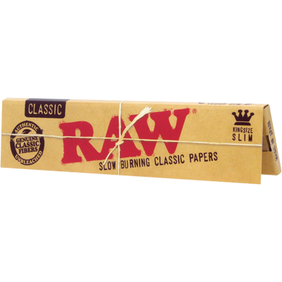 RAW Classic King Size Slim Rolling Papers 50bx