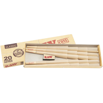 RAW Classic 20pk Pre-Roll King Size Cones 12bx