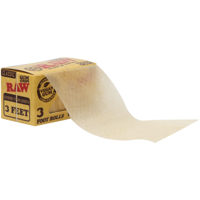 RAW Classic Vegan Gum Strip Rolls Sw 24bx