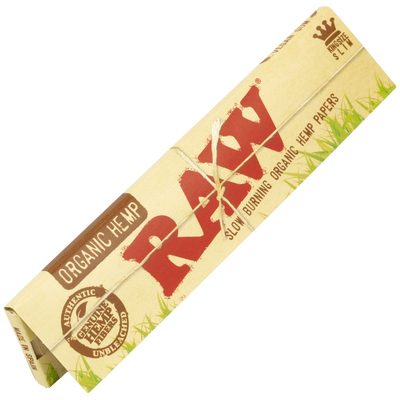 RAW Organic Hemp King Size Slim Rolling Papers 50bx