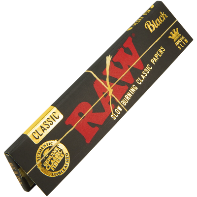 RAW Black Classic King Size Slim Rolling Papers