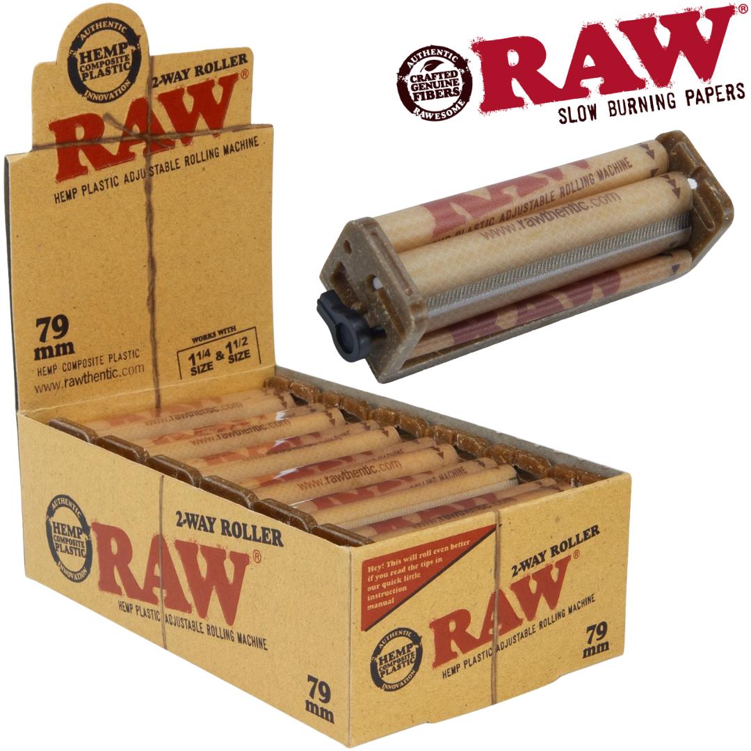 RAW ECOPLASTIC 79MM 2-WAY ADJUSTABLE ROLLER 12BX