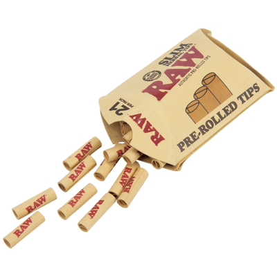 RAW Pre-Rolled 21pk Wide Tips 20bx – $15.00
