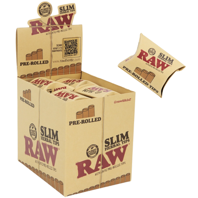 RAW Pre-Rolled 21pk Wide Tips 20bx – $15.00
