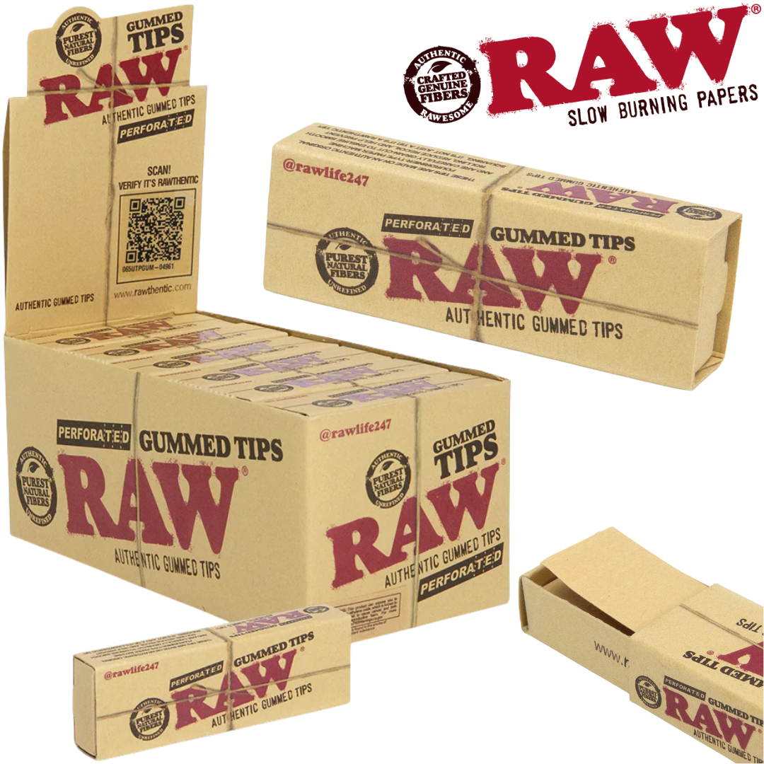 RAW GUMMED TIPS 33CT 24BX