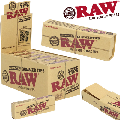 RAW GUMMED TIPS 33CT 24BX