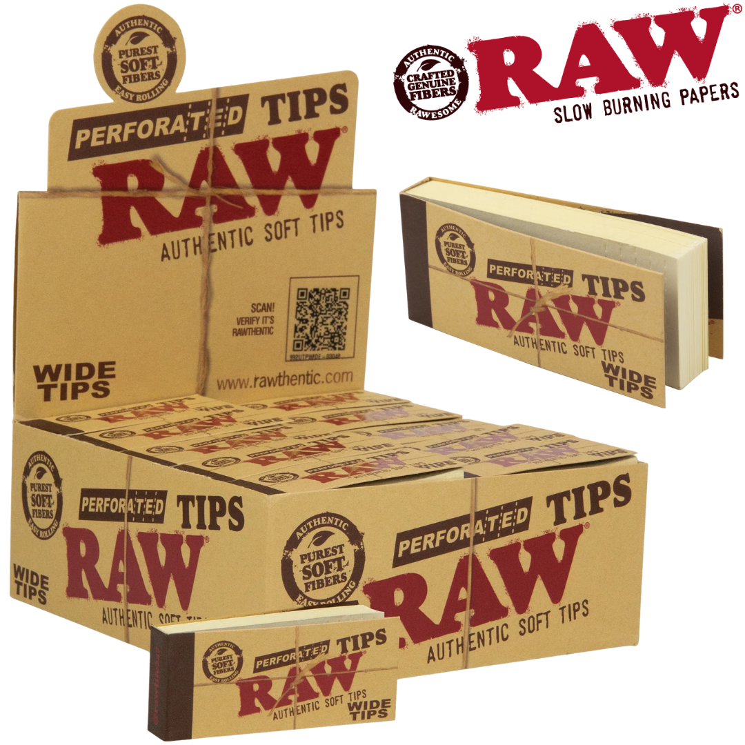 RAW PERFORATED WIDE TIPS