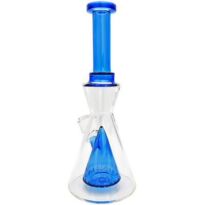 10″ COLOR ACCENT CONE PERC BONG