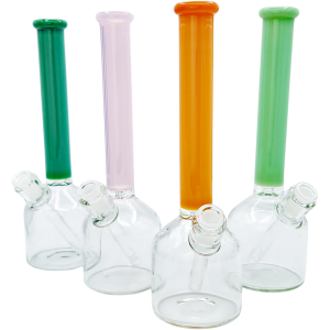 12″ HALF COLOR HENNY BOTTLE BEAKER