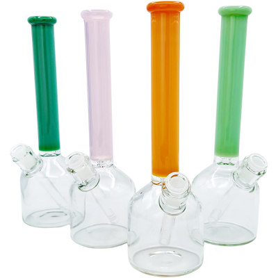12″ HALF COLOR HENNY BOTTLE BEAKER