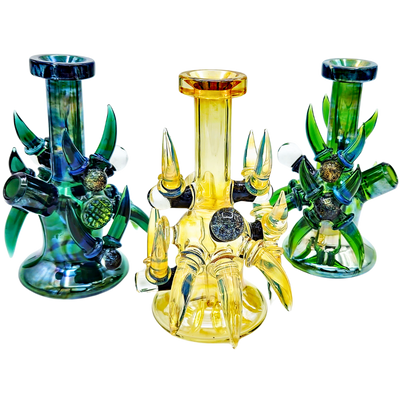 7″ COLOR FUME HORN WAFFLE RIG