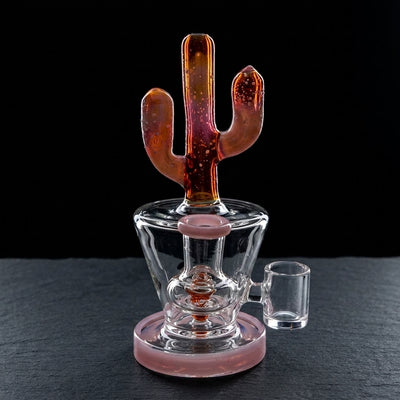 6.5" Cactus Rig on dark slate surface - Oil Slick Pad