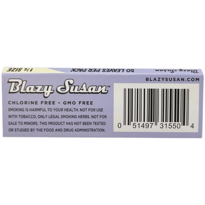Blazy Susan Purple Rolling Papers – 1 ¼