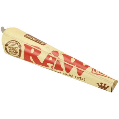 RAW Organic 3pk Pre-Roll King Size Cones 32bx