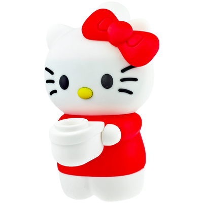 5.5" Silicone Hello Kitty Bubbler