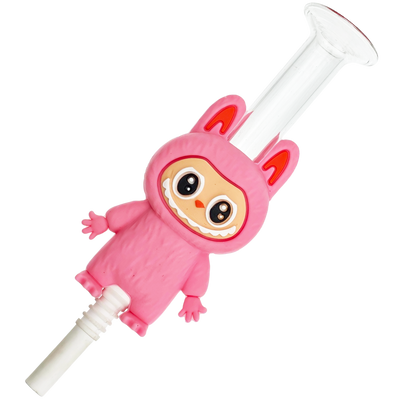 7″ Silicone Nectar Straw w/ Ceramic Tip - detail view