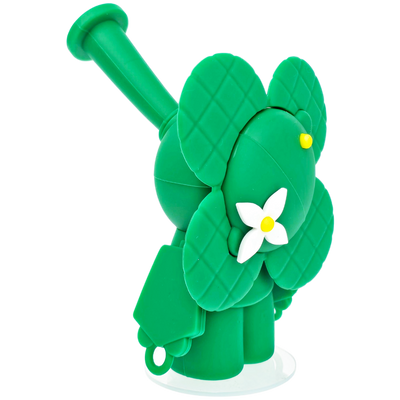 5" Silicone Standing Flower Guy Bong - lifestyle shot