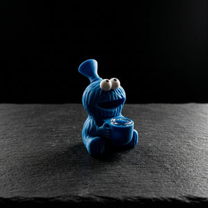 Editorial product photography on charcoal slate