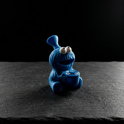 Editorial product photography on charcoal slate