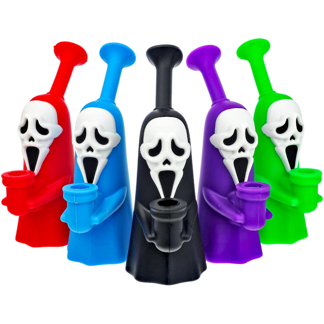 6.5" Scream Silicone Bong - product photo