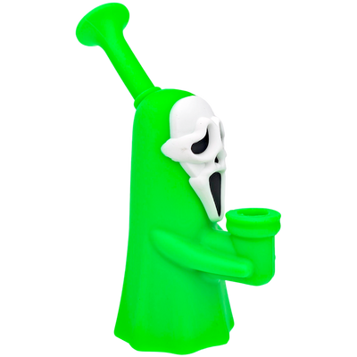 6.5" Scream Silicone Bong - detail view