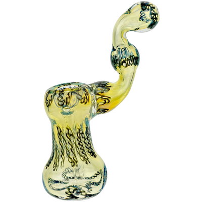 6″ Twisted Cane Fume Bubbler