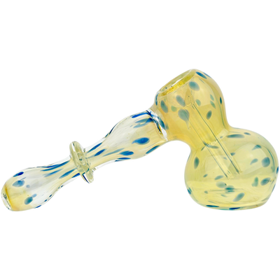 6″ Cobalt Fume Dot Hammer Bubbler