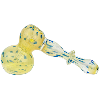 6″ Cobalt Fume Dot Hammer Bubbler