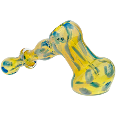 6″ Cobalt Fume Dot Hammer Bubbler