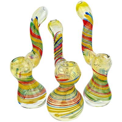 6″ RASTA SWIRL BUBBLER