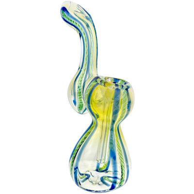 6″ Two-Tone Twist Cane Fume Accent Bubbler