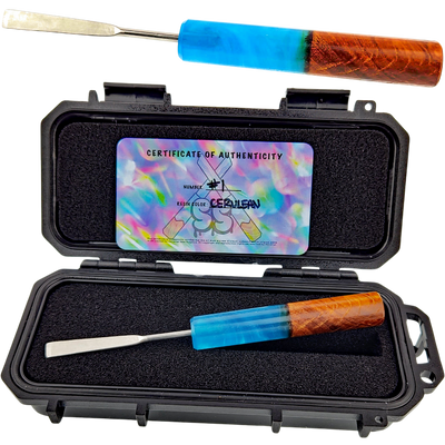 ROUND SESH SCEPTOR DAB TOOL – CERULEAN