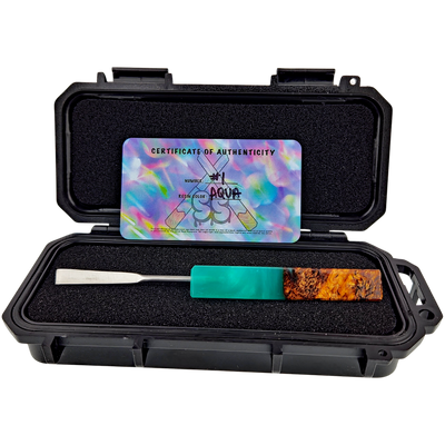 SQUARE SESH SCEPTOR DAB TOOL – AQUA