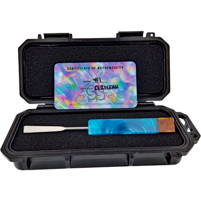 SQUARE SESH SCEPTOR DAB TOOL – CERULEAN