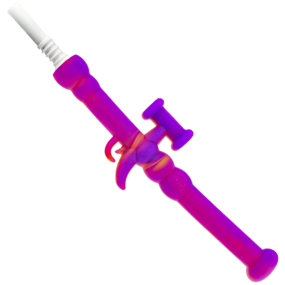 4.5" Silicone Rifle Nectar Straw