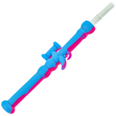 4.5" Silicone Rifle Nectar Straw