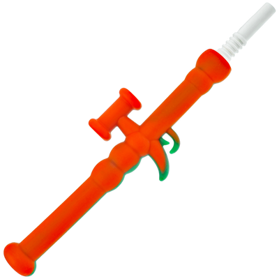 4.5" Silicone Rifle Nectar Straw