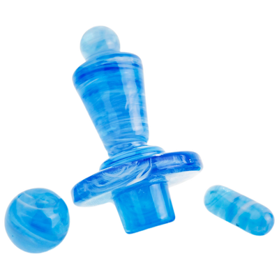 1.5" Color Swirl Terp Slurper Set (One Off)