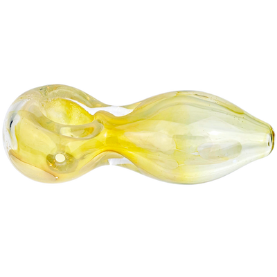 3.5" Fume Polka Dot Peanut Shape Hand Pipe - detail view
