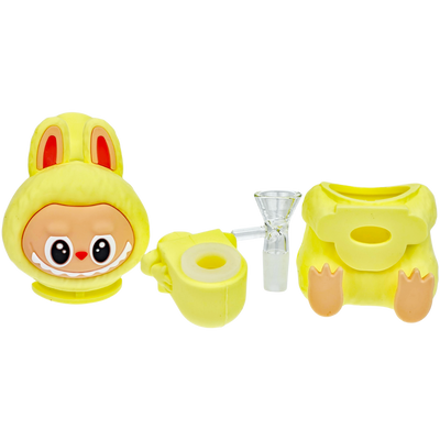 5.5" Silicone Sitting Labubu - photo 7