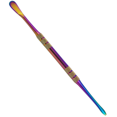 5″ IRIDESCENT STAINLESS STEEL DAB TOOL