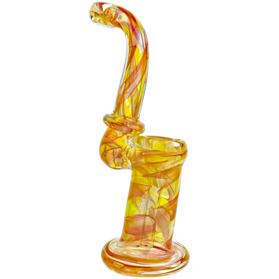 5.5" Dual Fume Accent Flat Mouth Maria Neck Sherlock Bubbler - photo 3