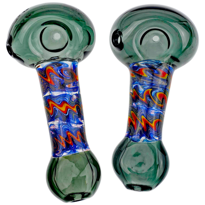 4.5" Triple Wigwag Sectional Hand Pipe - main product photo