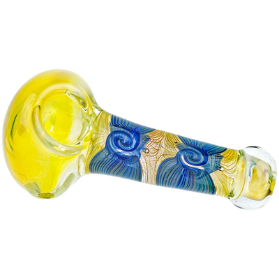 4.5" Stratus Fume Wigwag Body Accent Hand Pipe - photo 2