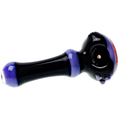 4.5" Two-Tone Spider Web Line Work Face Hand Pipe - photo 3