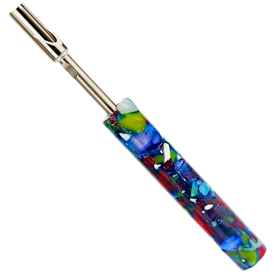 5.5″ Stainless Steel & Resin Dab Tool – Style B - close-up view