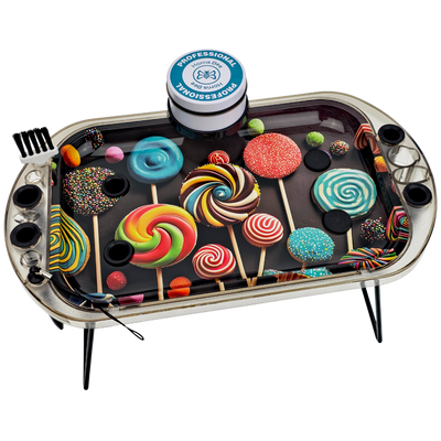 Cone LED Stand Up Rolling Tray Kit - close up