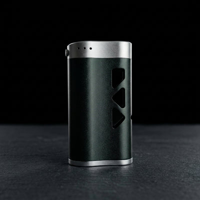 Editorial product photography on charcoal slate